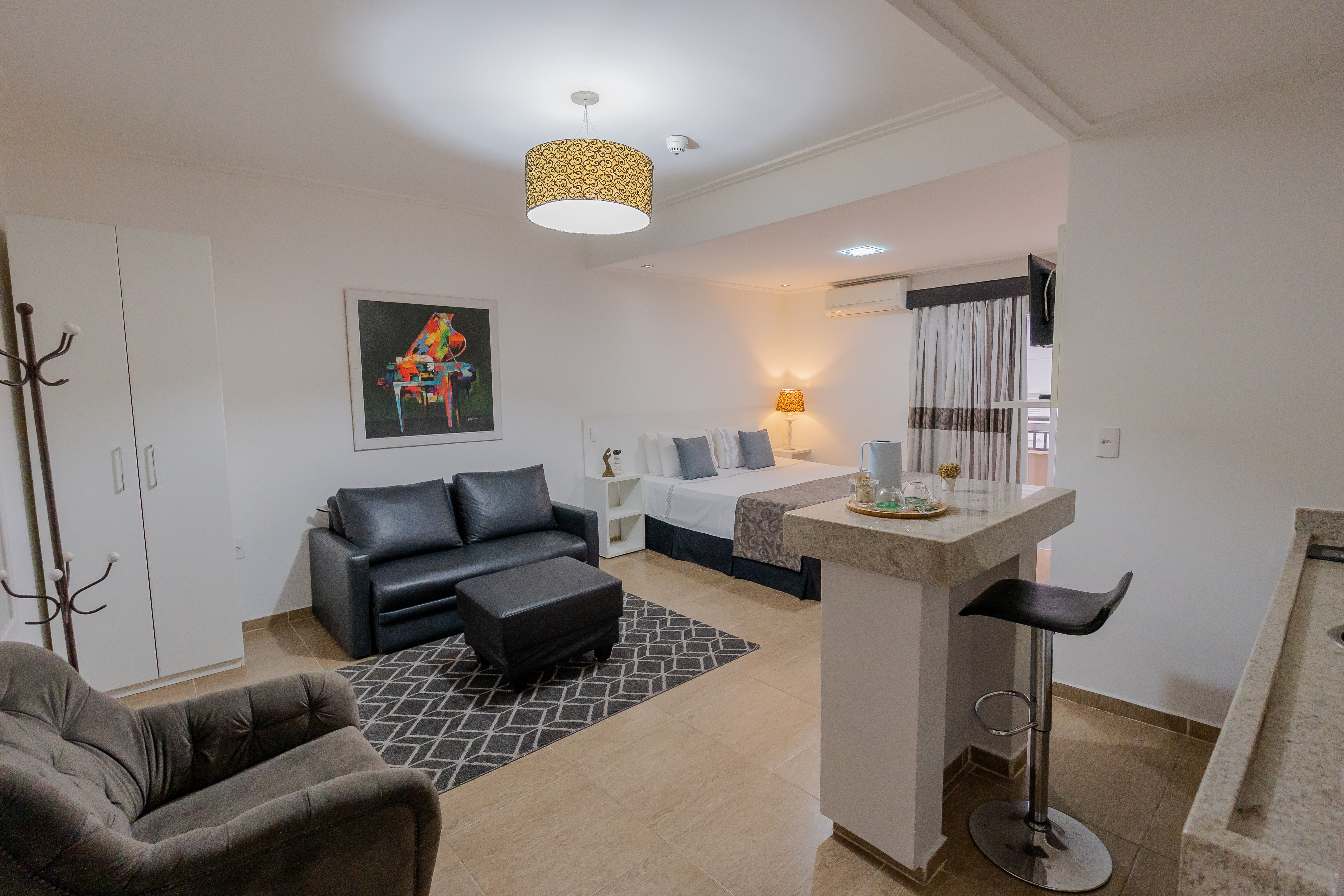 Sala da Suíte Super Luxo Flat
